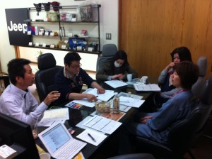 本日はガレージサン改善会議日・グッドサービスとエクセレントサービスについて。