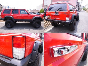 チェロキー　スポーツ　赤色　4.5インチリフトUP車　入荷しました！！